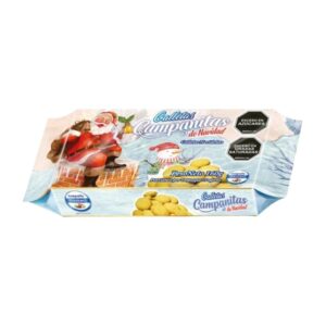 Galletas Campanitas de Navidad y Masmelo Azúcar