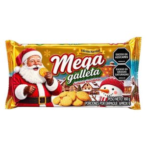 Mega Galleta Galletas Navideñas Edición Navidad 160 g