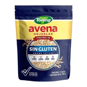 Toning Avena en Hojuelas Premium Sin Gluten Grano Entero