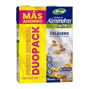 Toning Bebida de Almendras Nutri+ con Colágeno Más Proteína Sabor Original Duopack 2 x 946 ml