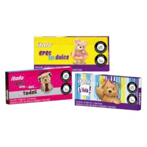 Italo Chocolate de Leche con Trozos de Almendras y Uvas Pasas Edición Osos 90 g