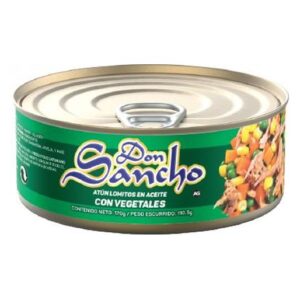 Don Sancho Atún Lomitos en Aceite con Vegetales 170 g