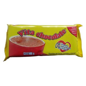 Vita Chocolate Chocolate de Mesa Vita Pastillas de Cocoa, Cereales y Azúcar