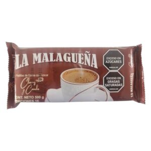 La Malagueña Chocolate de Mesa Pastillas de Cocoa con Azúcar