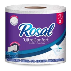 Rosal UltraConfort Papel Higiénico Triple Hoja G