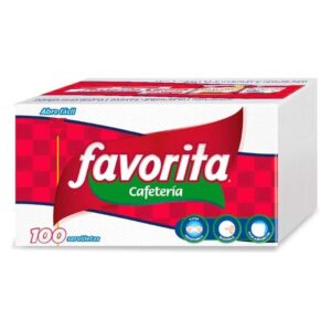 Favorita Servilletas Cafetería x 100 Unidades