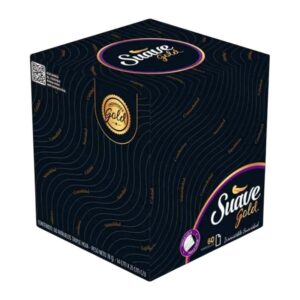Suave Gold Pañuelos Faciales Triple Hoja Cubo x 60 Pañuelos