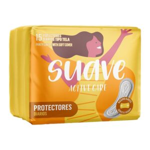 Suave Active Care Protectores Diarios Tipo Tela x 15 Unidades