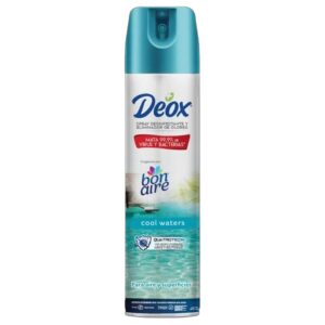Deox Spray Desinfectante y Eliminador de Olores Cool Waters Fragancia Bon Aire